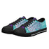 Axikronz 8T7 Canvas Low Top – Turquoise Mix Script | Hip - Hop Streetwear Shoes - Stykonz Graffiti Streetwear